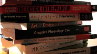 Textbooks (image courtesy of Flickr user bgottsab)