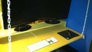 How To Build A Hanging Desk In 15 Minutes
