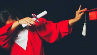 graduate dabbing