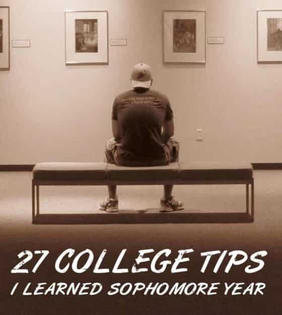 27 college tips I learned sophomore year