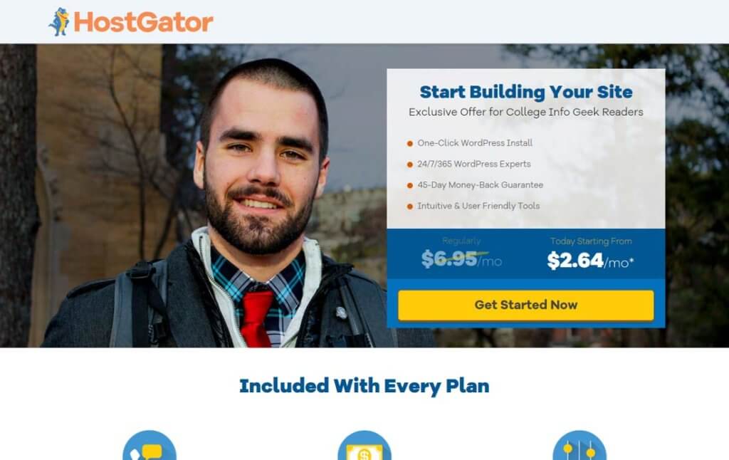 HostGator, my web host of choice.