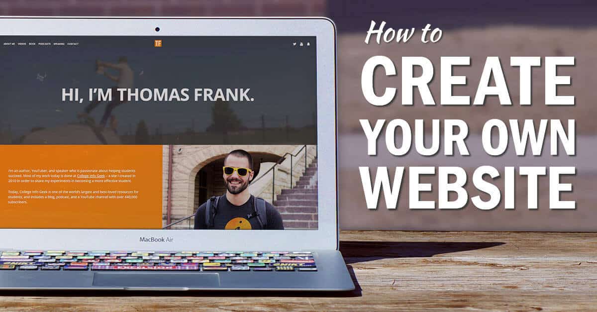 How to Create a Personal Website to Present Yourself and Your Work