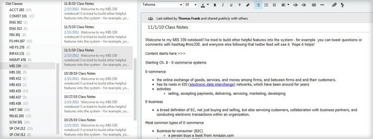 Evernote Examples