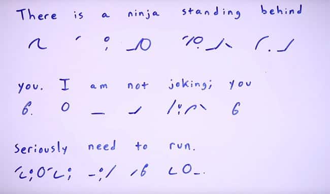 Gregg Shorthand Example