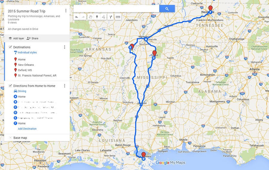 Route My Road Trip How To Plan An Awesome Summer Road Trip