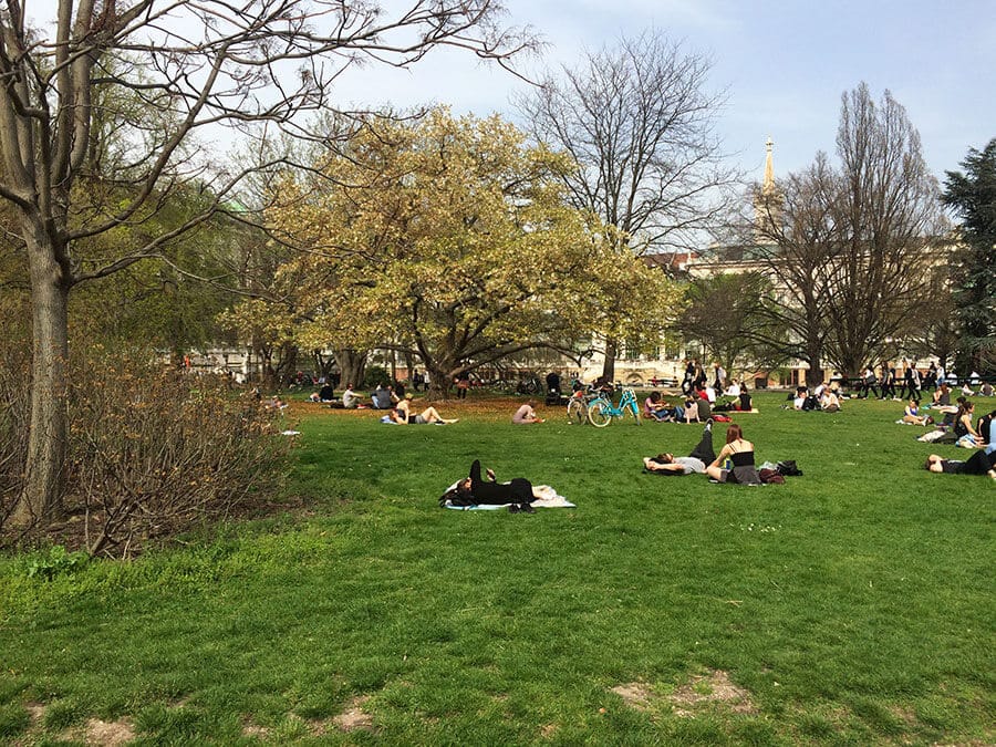 Public park in Vienna where I wandered around for a couple hours.