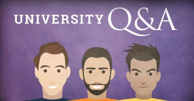 University Q&A - Another Chat with My Friends Simon and Jamie