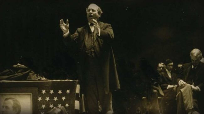 William Jennings Bryan speaking