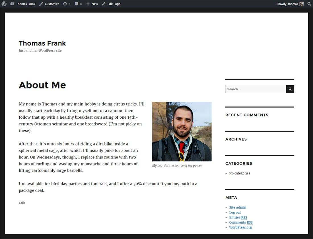 Personal Website Examples Using Html All our templates are built with