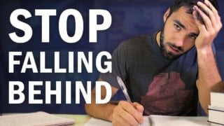 How to Stop Falling Behind on Your Homework