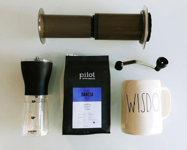 aeropress coffee set