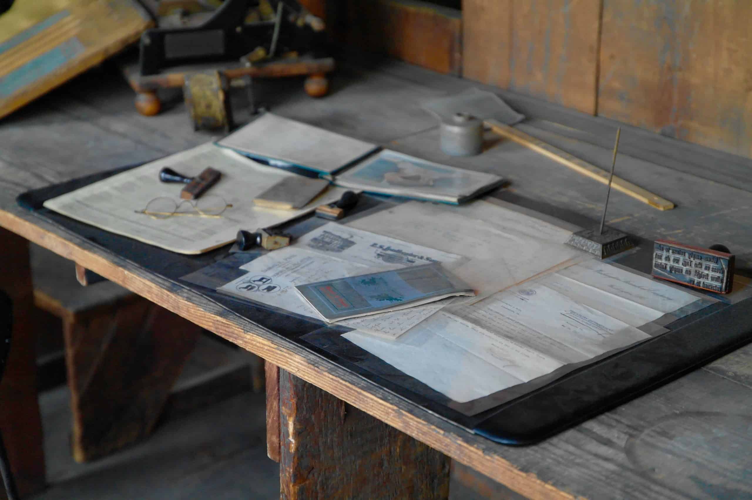 papers on workshop table
