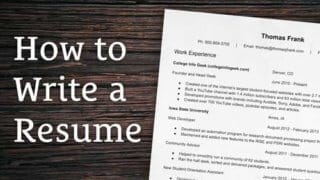 How to write a resume in 2019