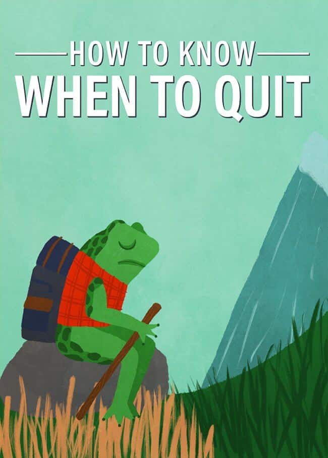 The Dip: How to Know When to Quit
