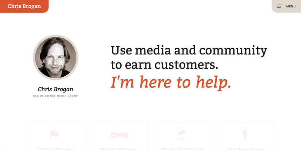 Chris Brogan's personal website