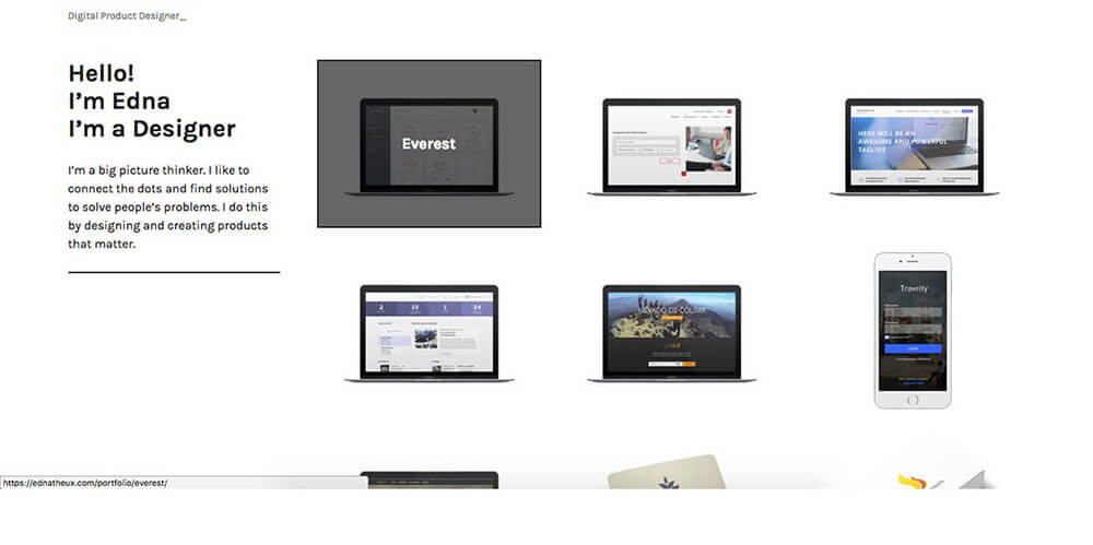 Edna Cerrillos' personal website