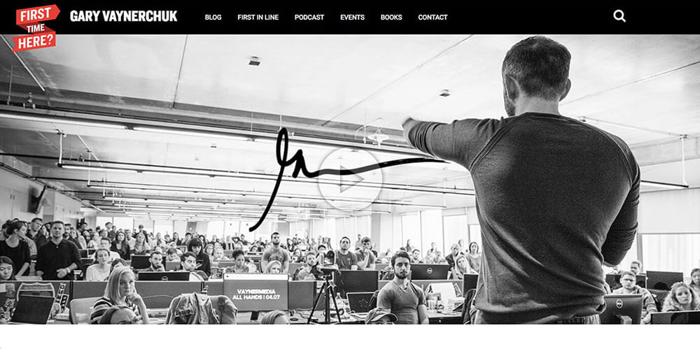 Gary Vaynerchuk's personal website