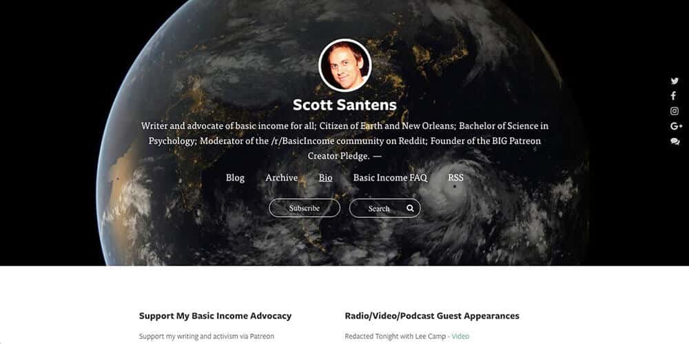 Scott Santens' personal website