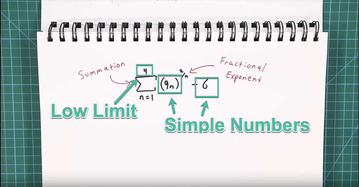 simple numbers and a low limit