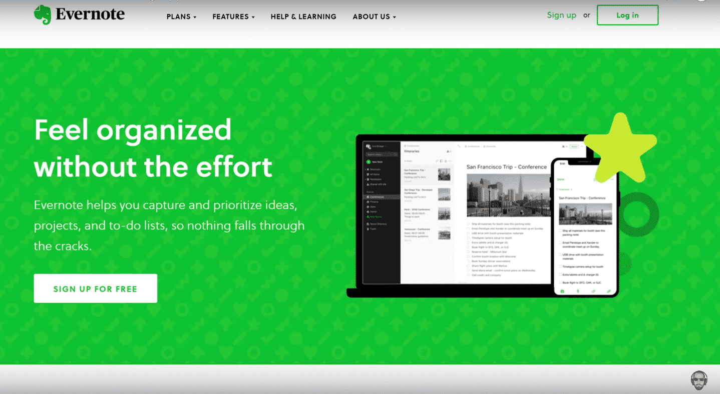 evernote student projects