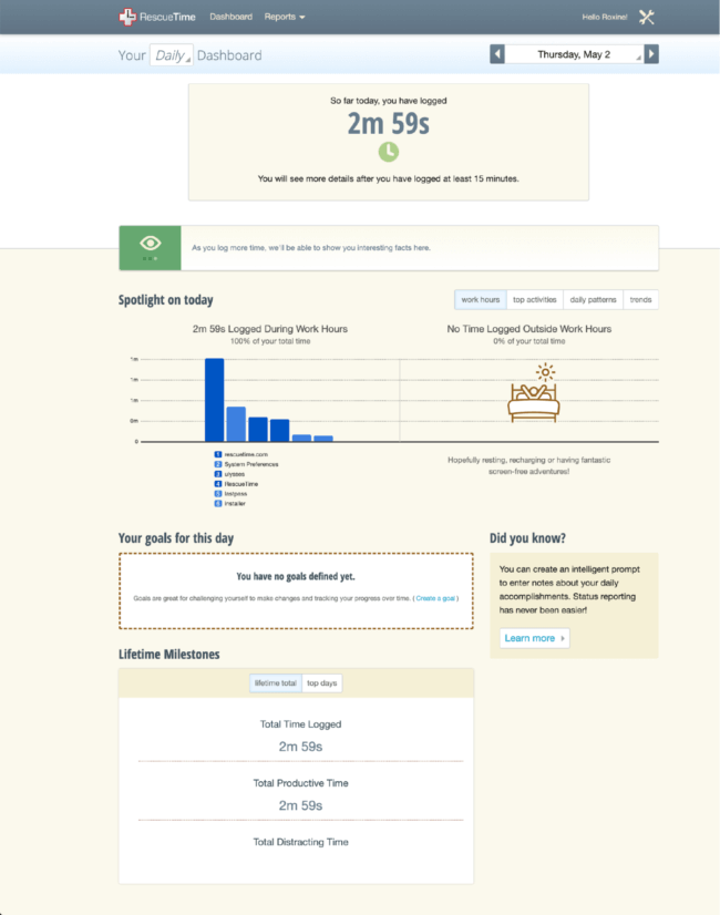 rescuetime