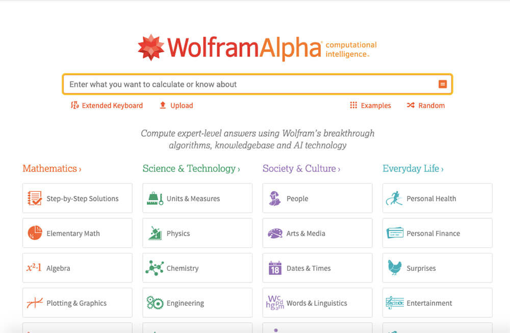 Wolfram Alpha