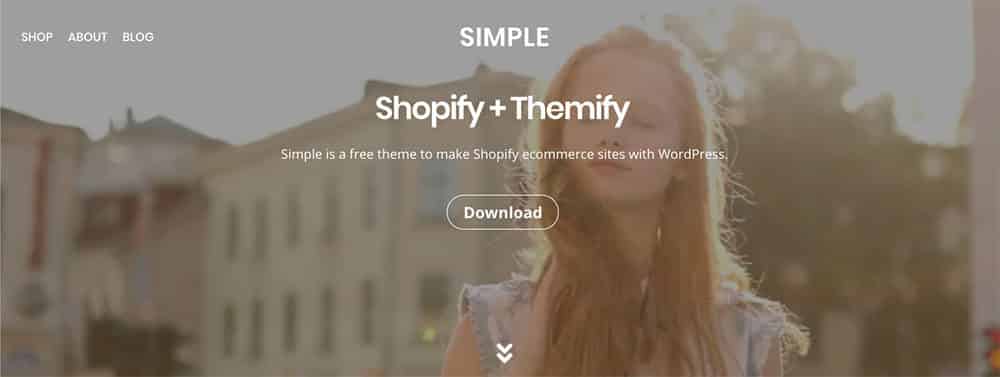 Simple WordPress theme