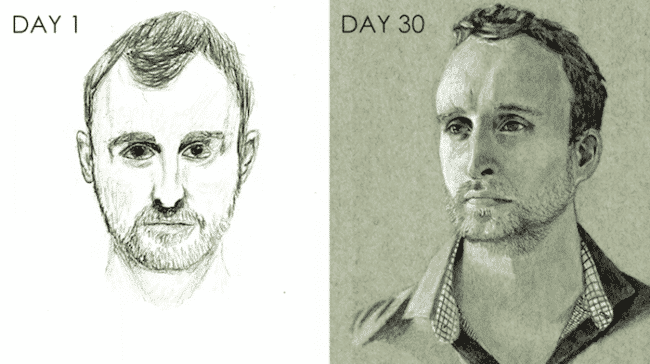 Ultralearning Portrait Challenge