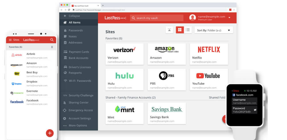 LastPass screenshot