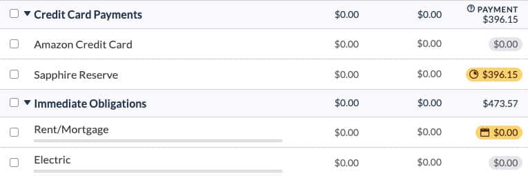 "Credit Card Payments" category in YNAB